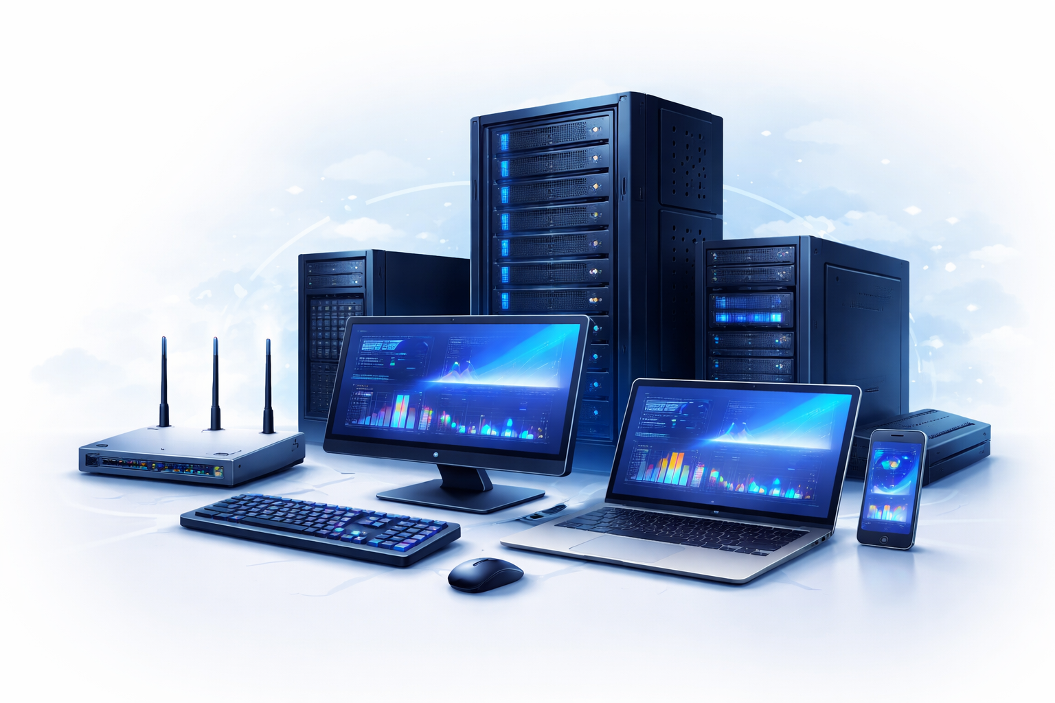Brand new laptops and desktops
